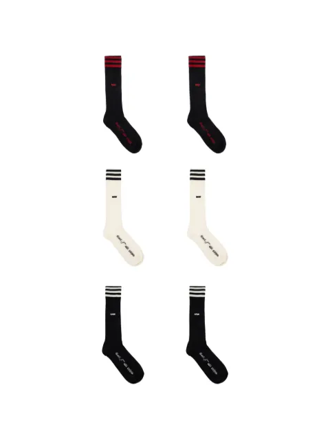 adidas X AVAVAV logo-print socks (set of three)