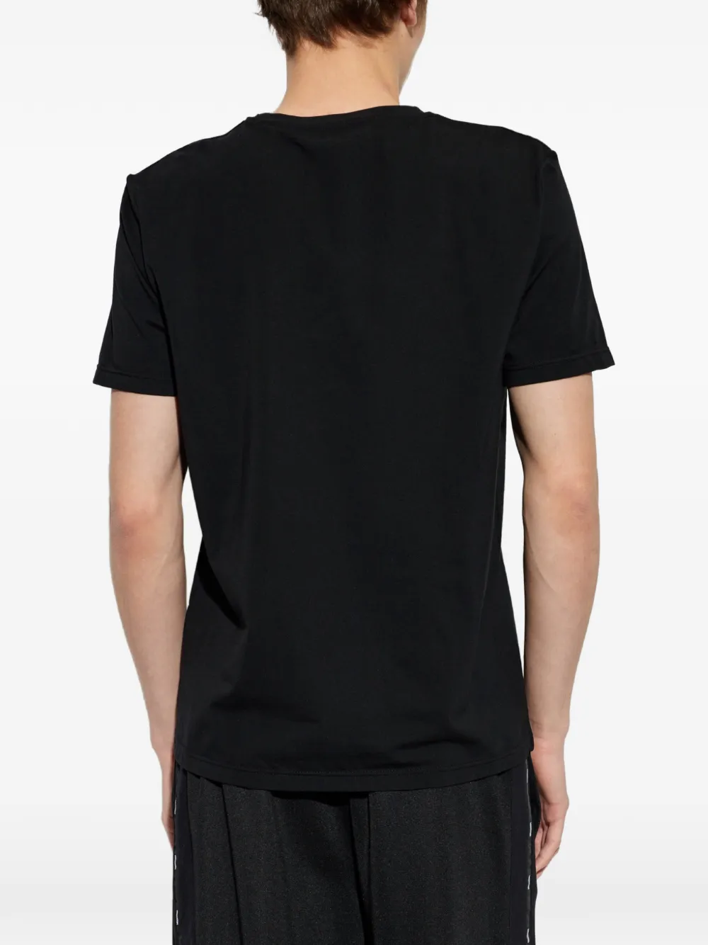 Moschino Twee T-shirts met logoprint Zwart