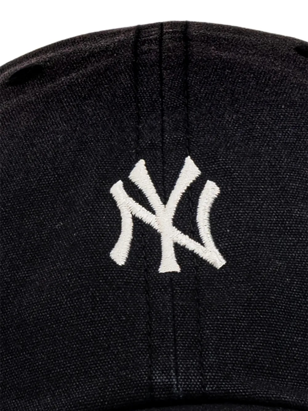 Represent X 47 New York Yankees logo-embroidered baseball cap Zwart