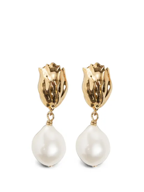 Chloé Tulip pearl-drop earrings