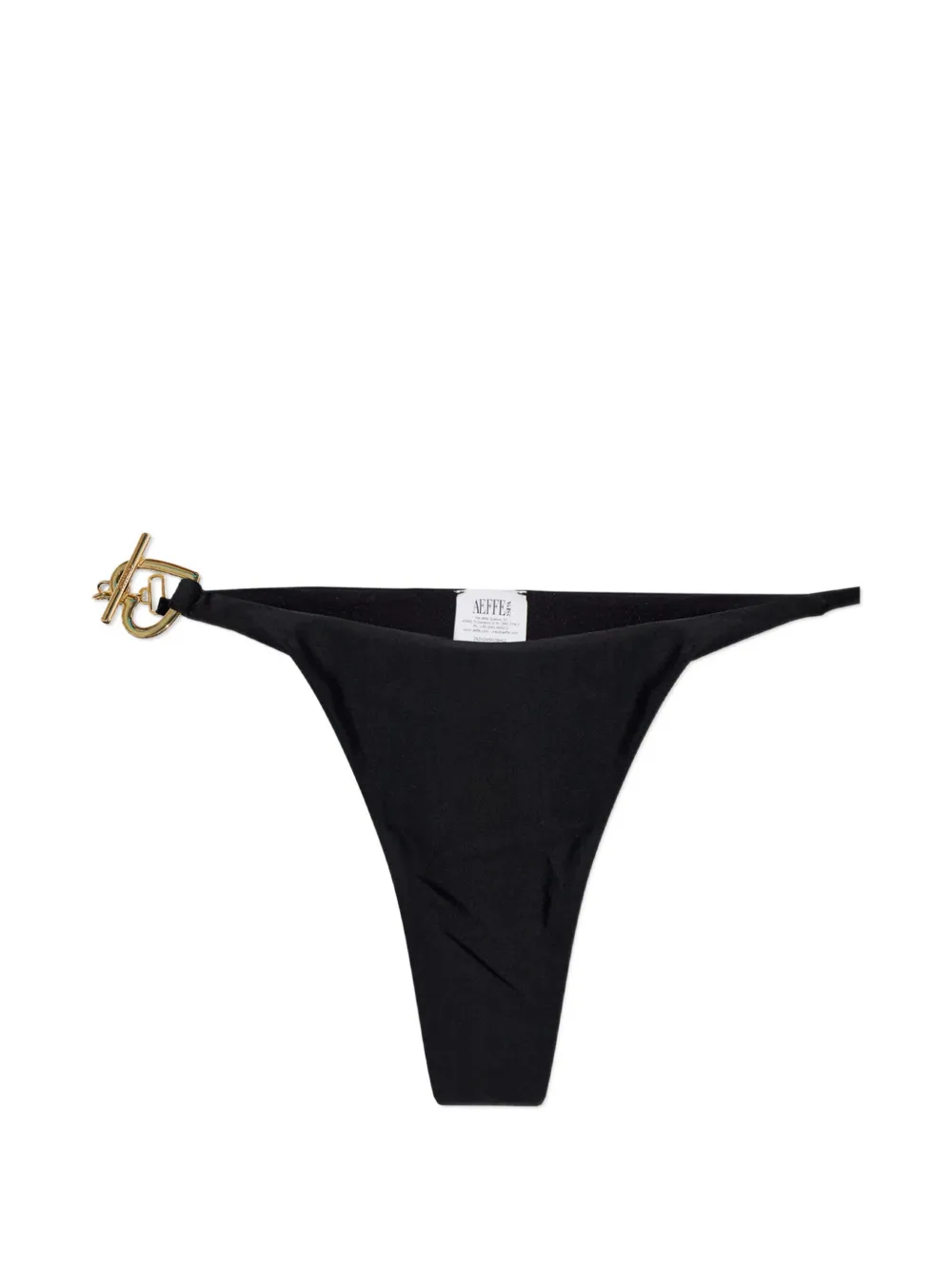 Moschino heart-charm bikini bottoms - Nero