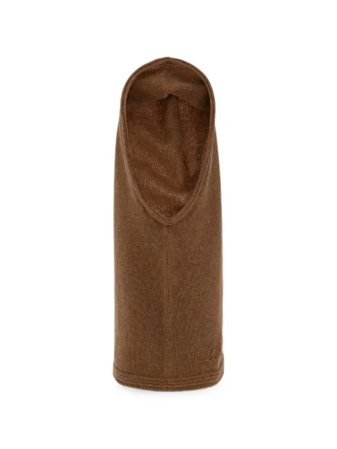 Chloé logo-embroidered wool neck warmer