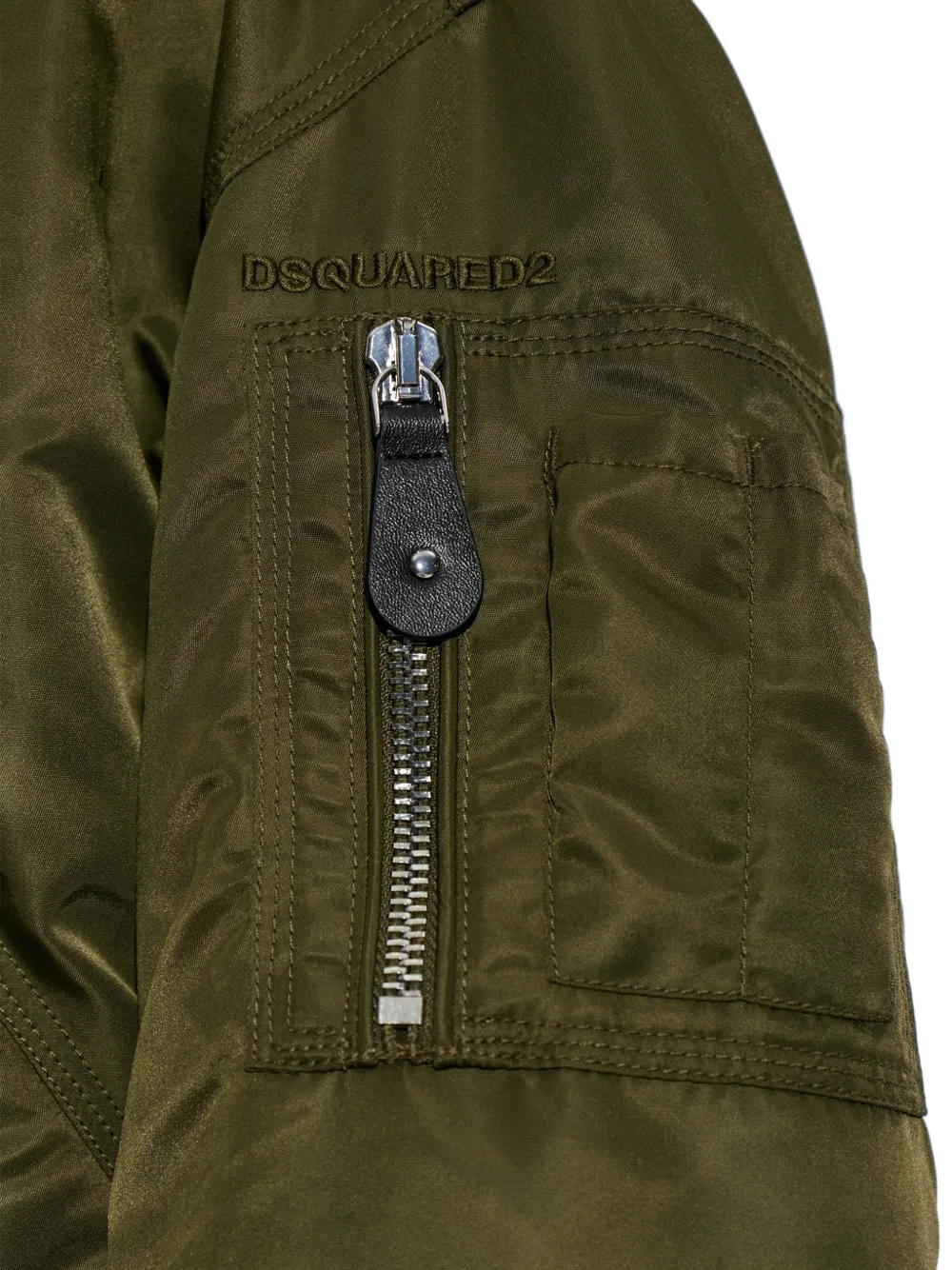 DSQUARED2 Aviator Wash 80's Kiodo bomberjack Groen