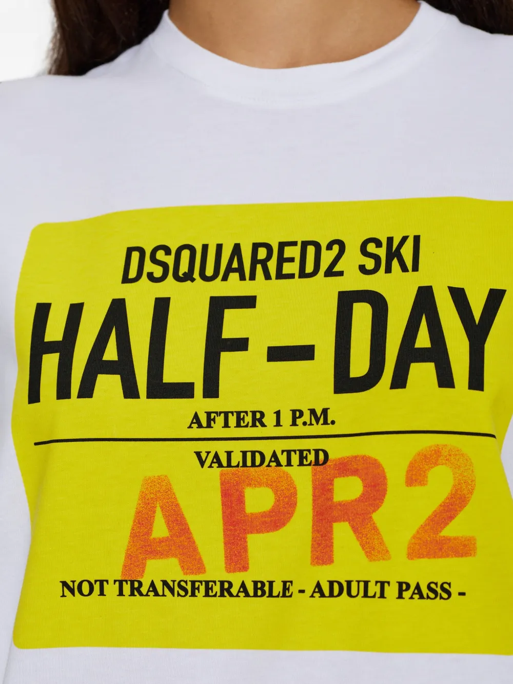 DSQUARED2 T-shirt met grafische print Wit