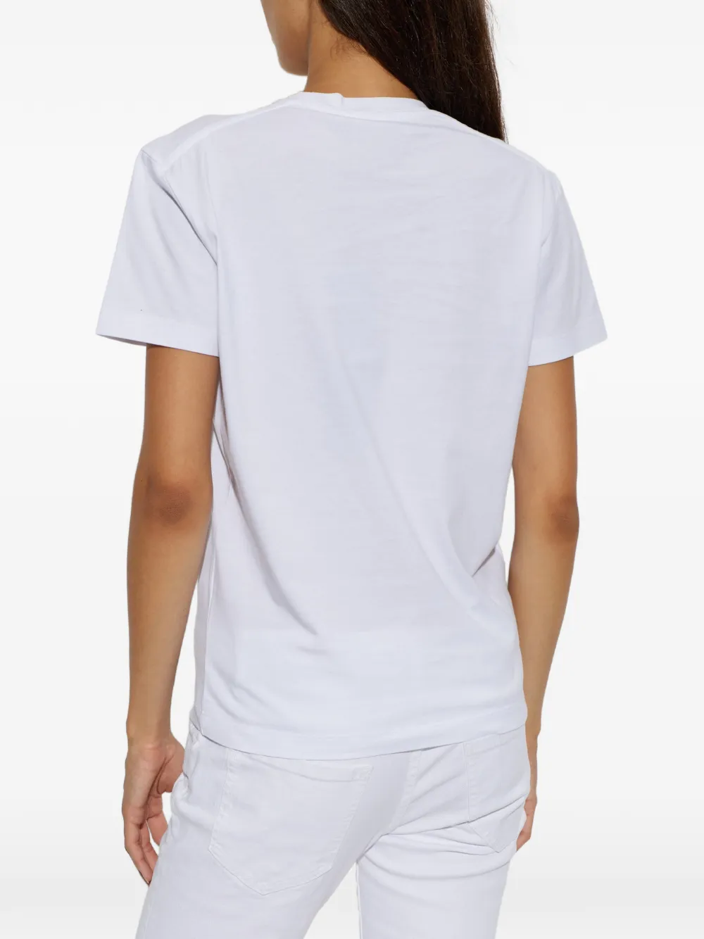 DSQUARED2 T-shirt met grafische print Wit