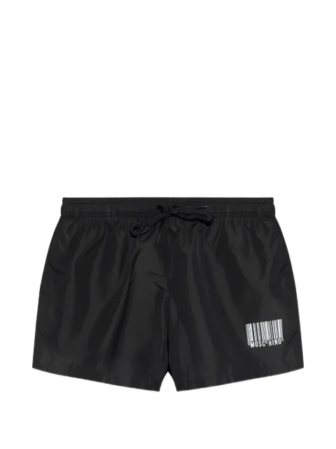 Moschino barcode-print swim shorts