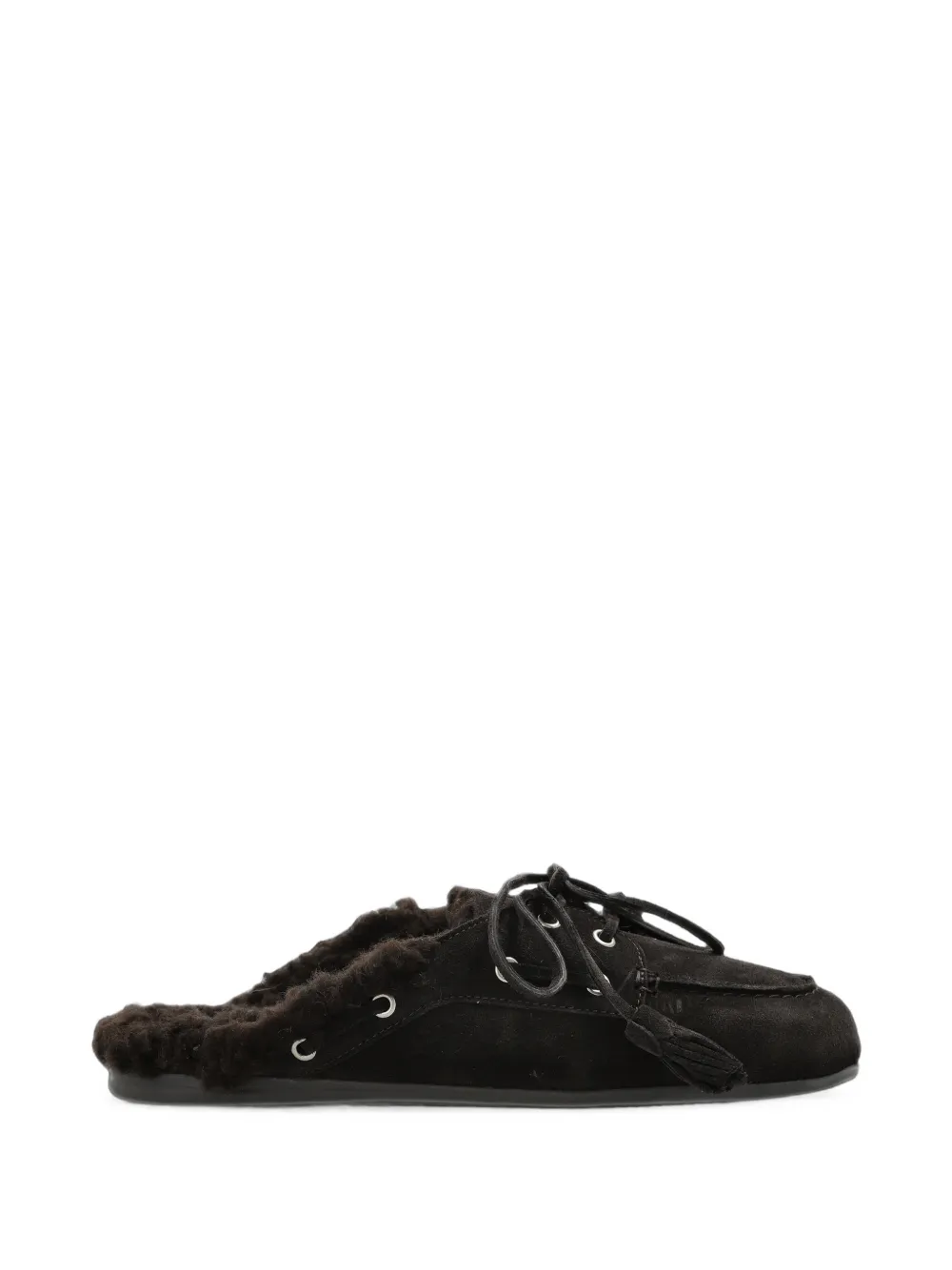 Posa suede boat mules