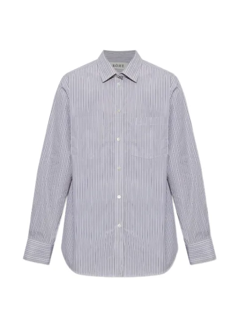 Róhe striped pocket-detail shirt