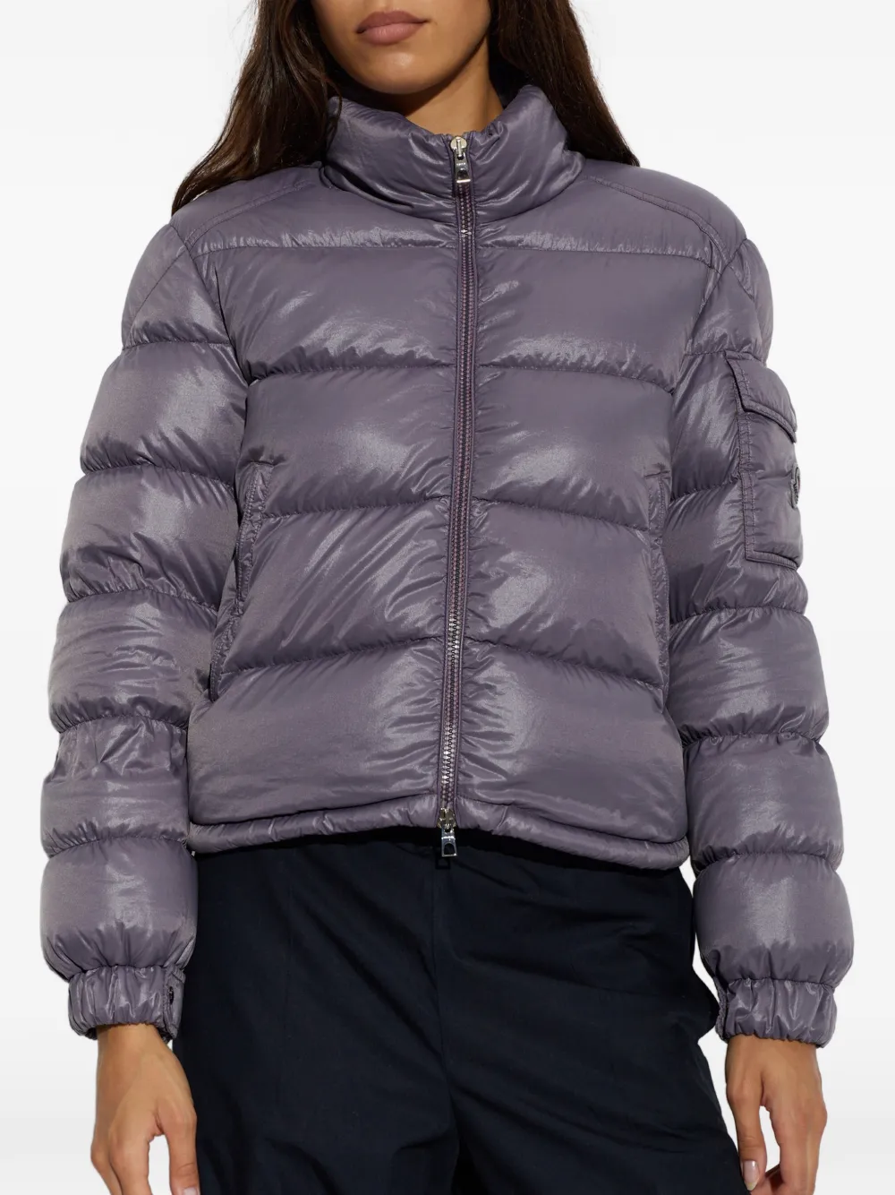 Moncler Aveto gewatteerd donsjack Paars