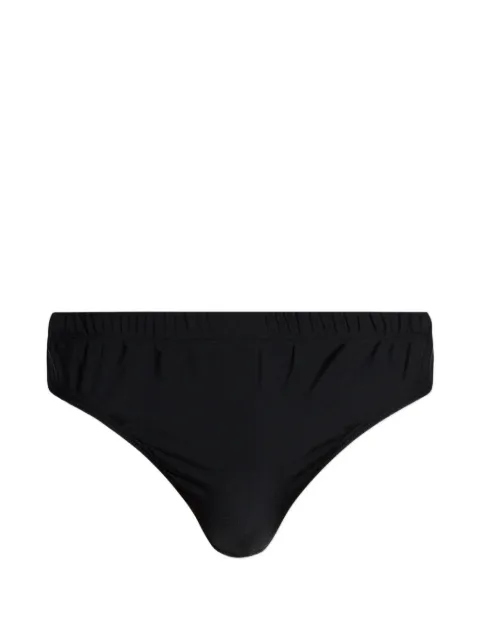 Moschino logo-print swim trunks