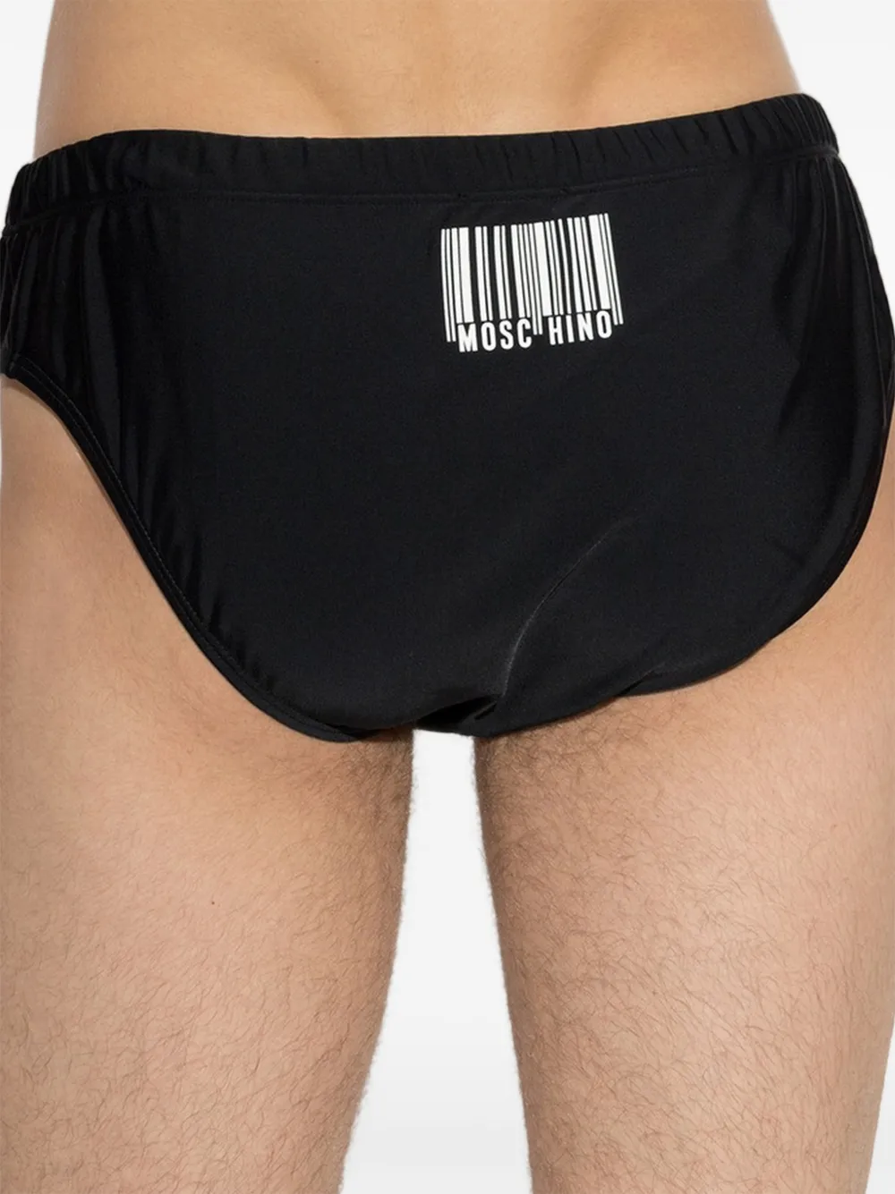 Moschino logo-print swim trunks - Nero