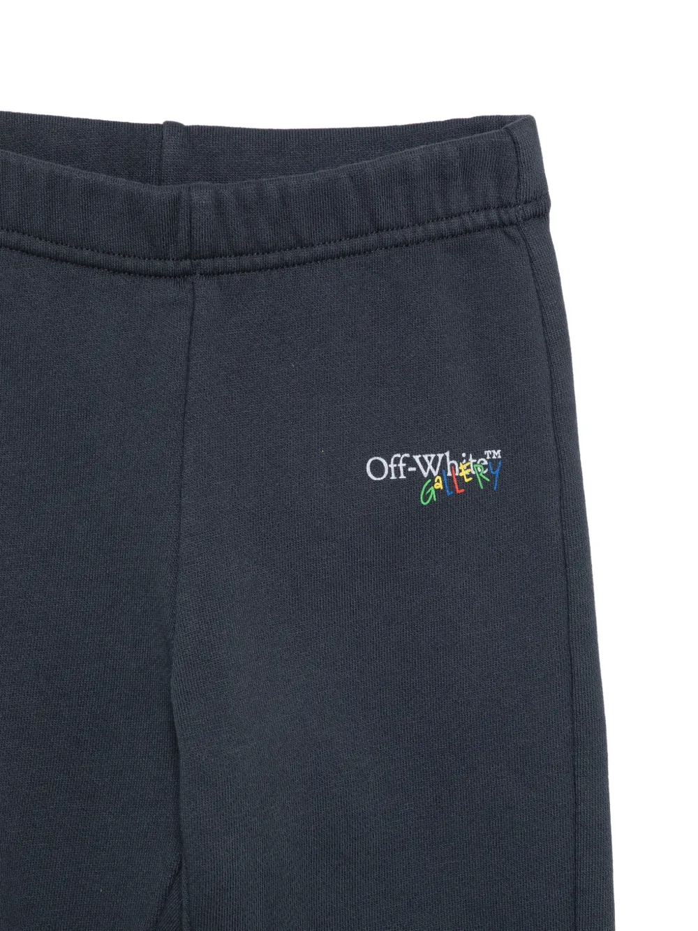 Off-White Kids Trainingsbroek met logoprint Blauw