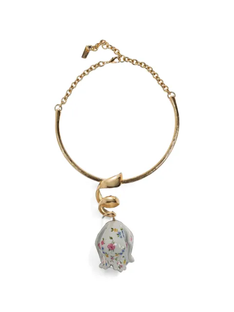 Chloé Bloomcraft floral-print ceramic necklace