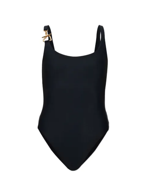 Moschino heart-motif charm-detail one-piece swimsuit