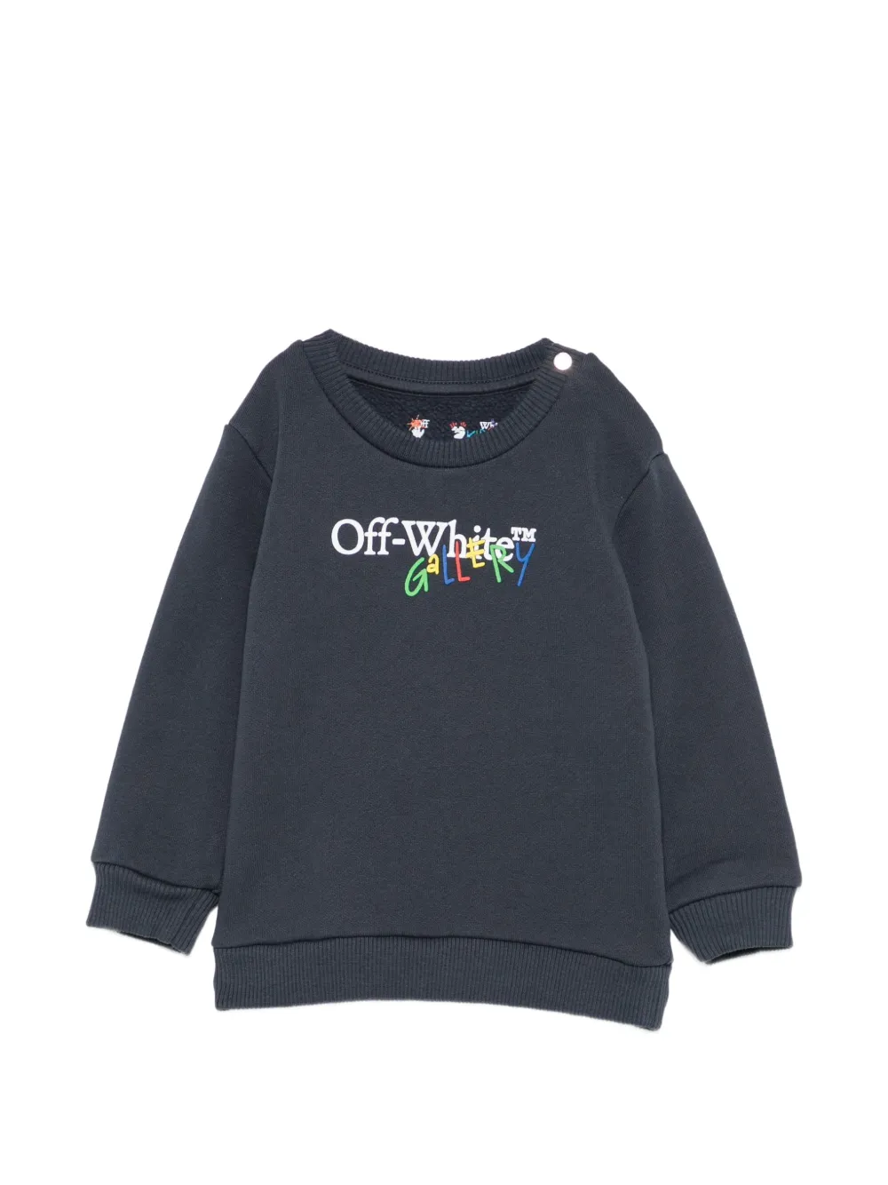Off-White Kids pull Arrow à logo imprimé - Bleu Off-White Kids pull Arrow à logo imprimé - Bleu