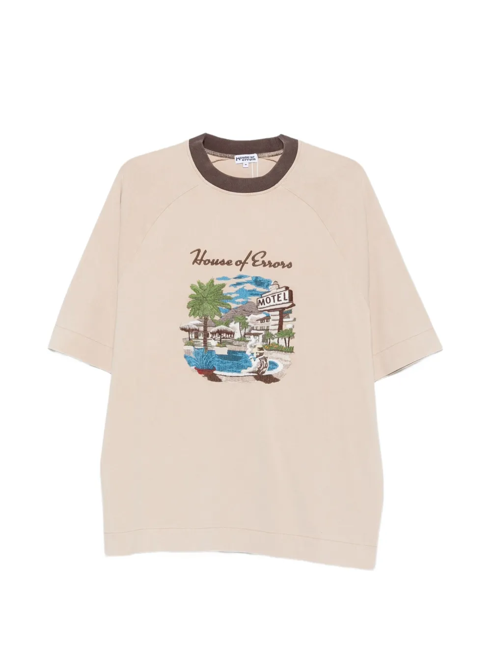House of errors Motel Steakout logo-embroidered T-shirt