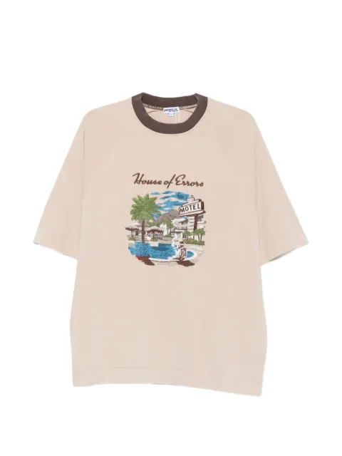 House of errors Motel Steakout logo-embroidered T-shirt