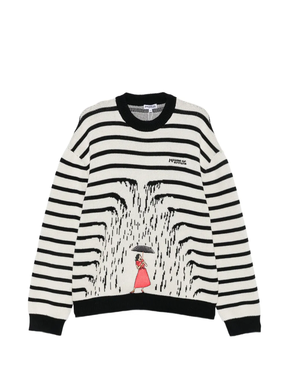 House of errors striped-pattern sweater