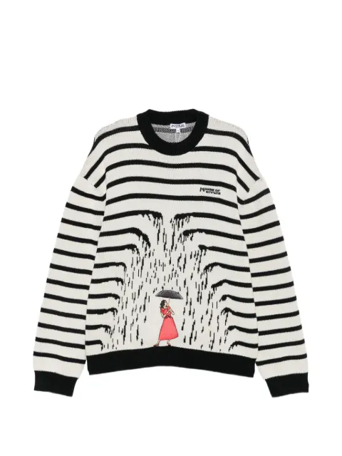House of errors striped-pattern sweater