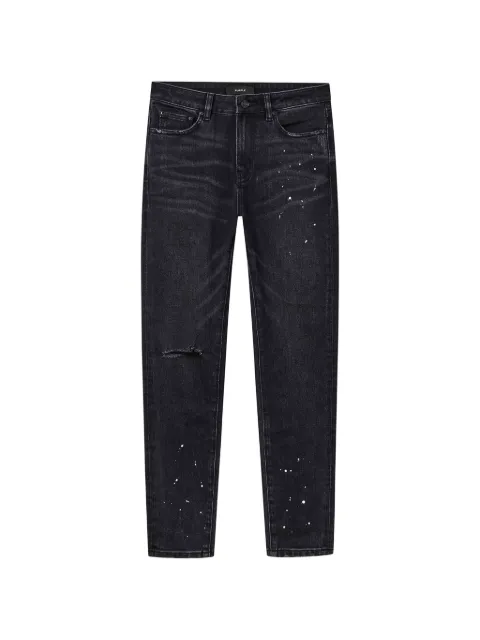 Purple Brand paint-splatter skinny jeans
