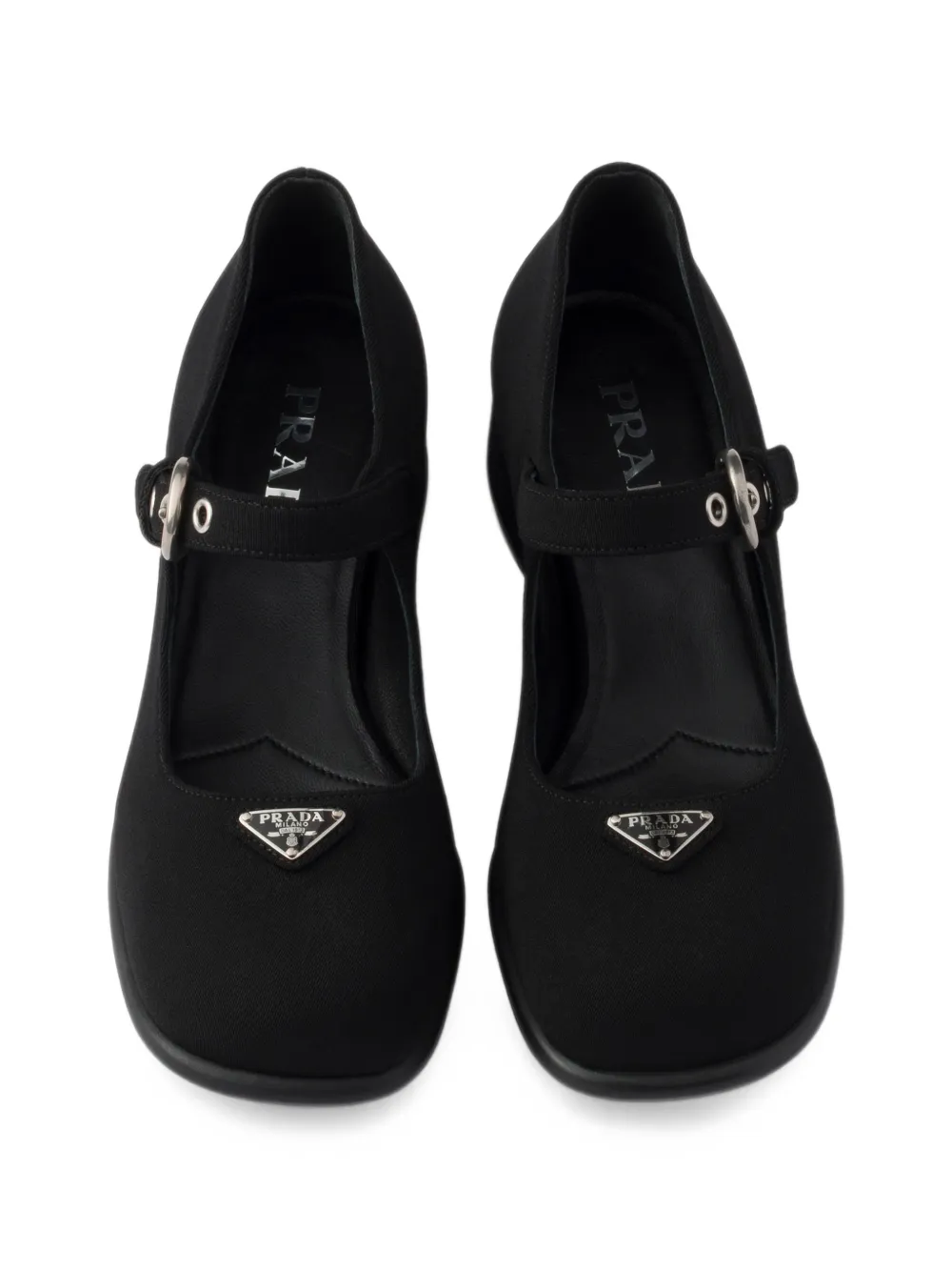 Prada fabric ballerinas Zwart