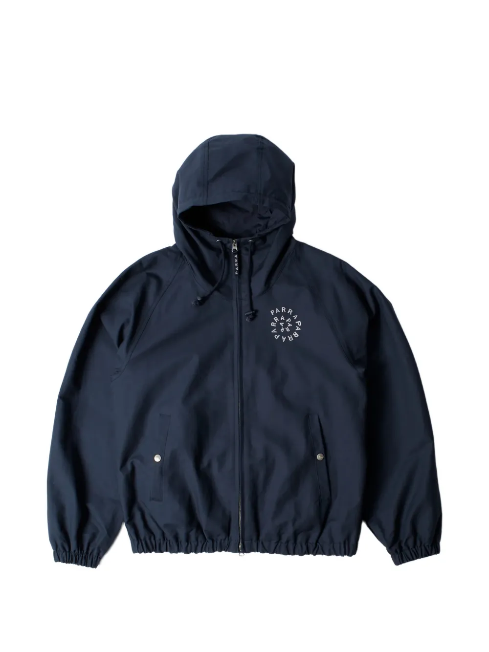 BY PARRA Circular logo-print hooded coat