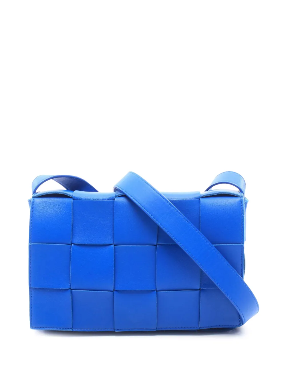 Bottega Veneta Pre-Owned 2012-2026 Nappa Intrecciato Cassette crossbody bag - Blu