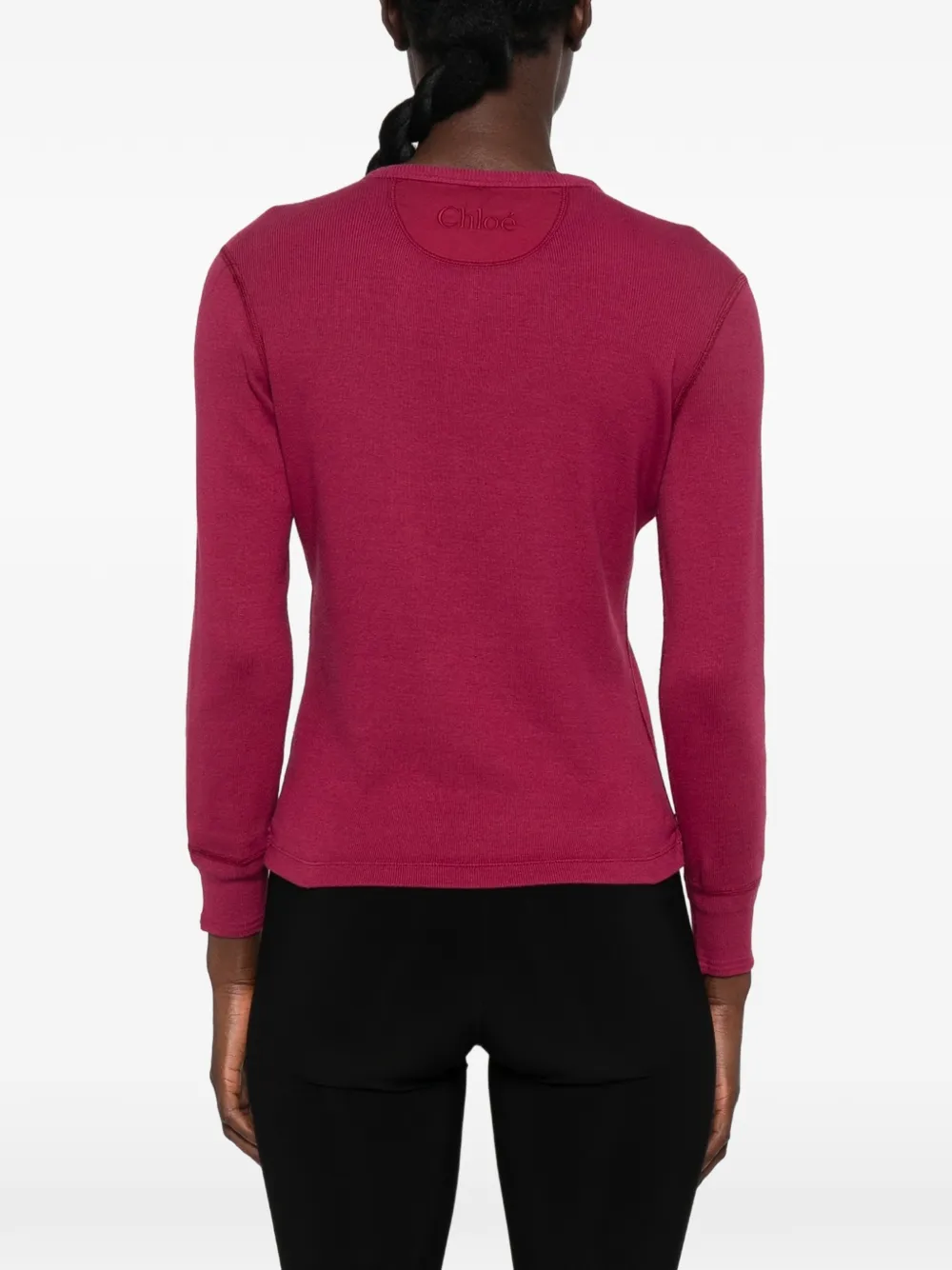 Chloé Blouse met knopen Roze