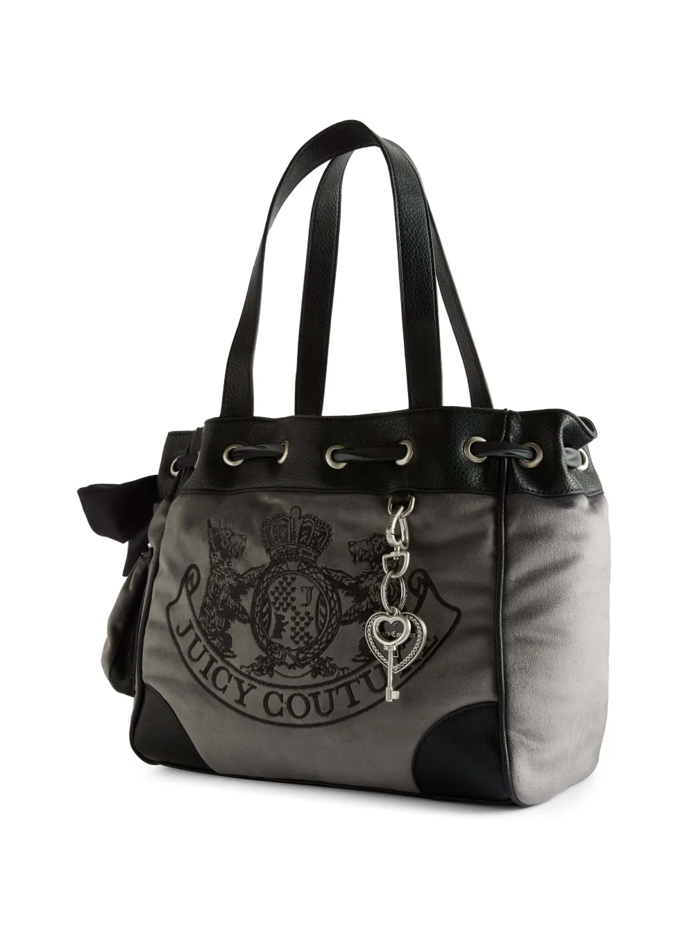 Juicy Couture Daydreamer schoudertas met geborduurd logo Grijs