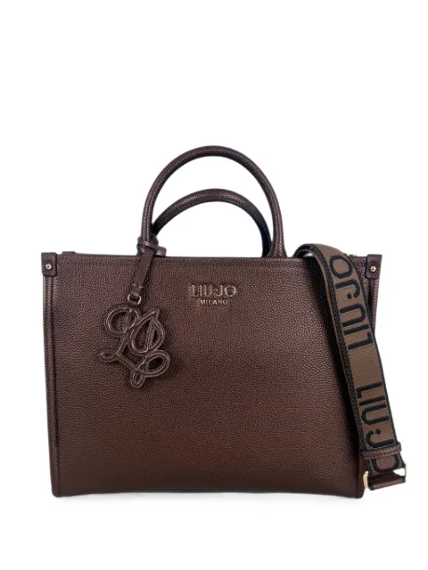 LIU JO logo-plaque tote bag