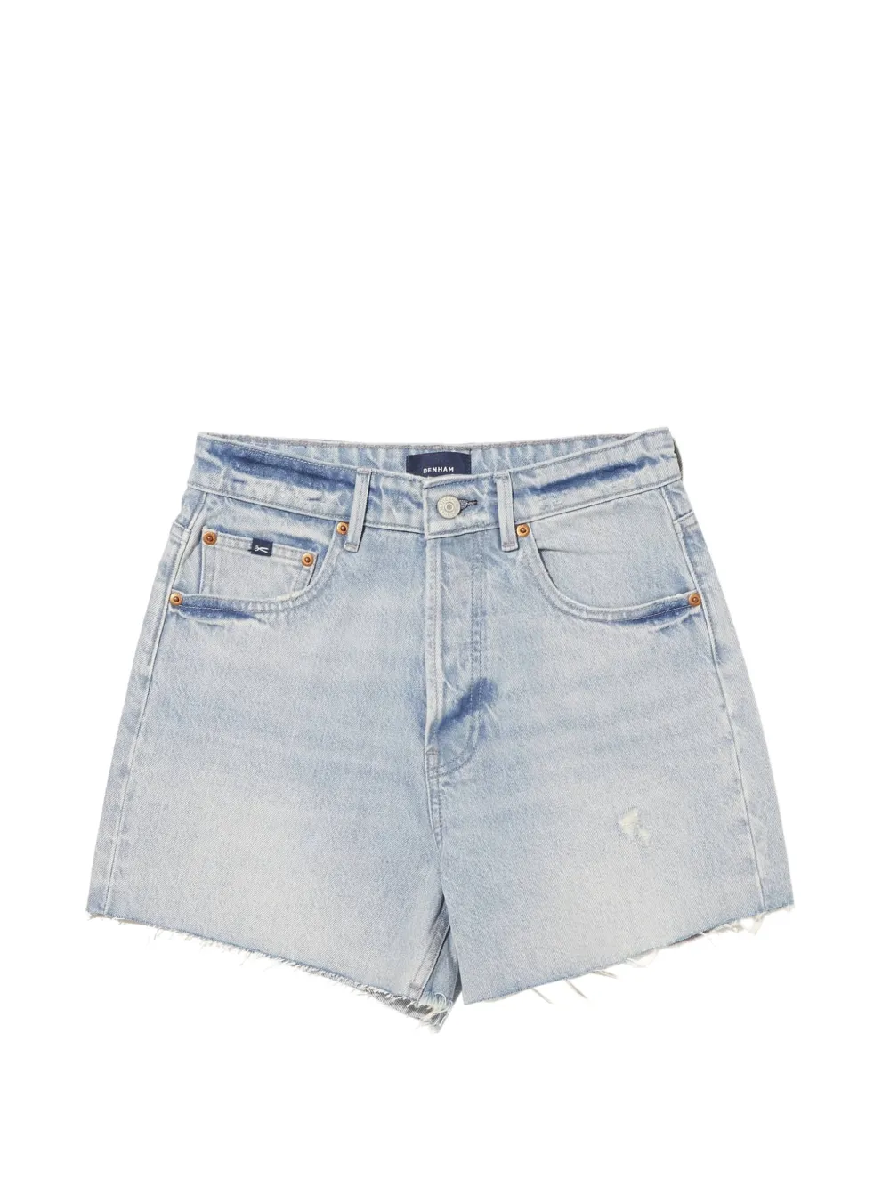 Denham Rini frayed denim shorts - Blu