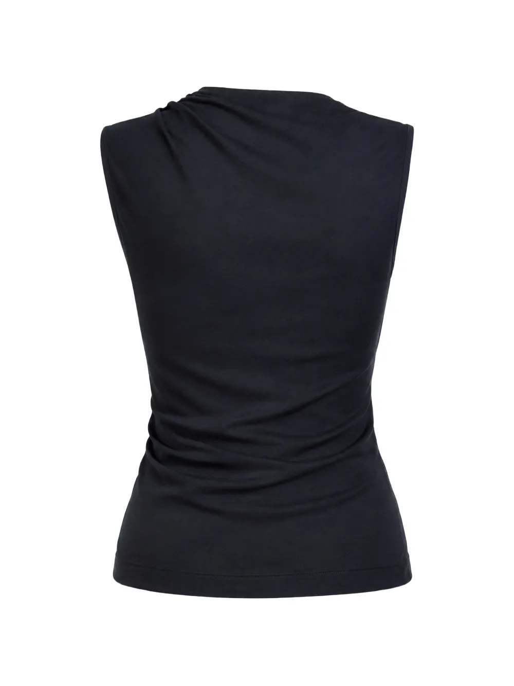 Vince Gedrapeerde mouwloze top Blauw