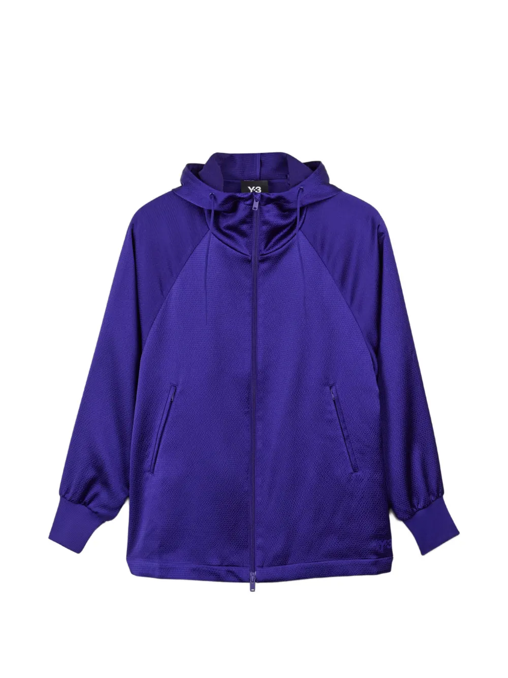 Y-3 hooded raglan-sleeve jacket