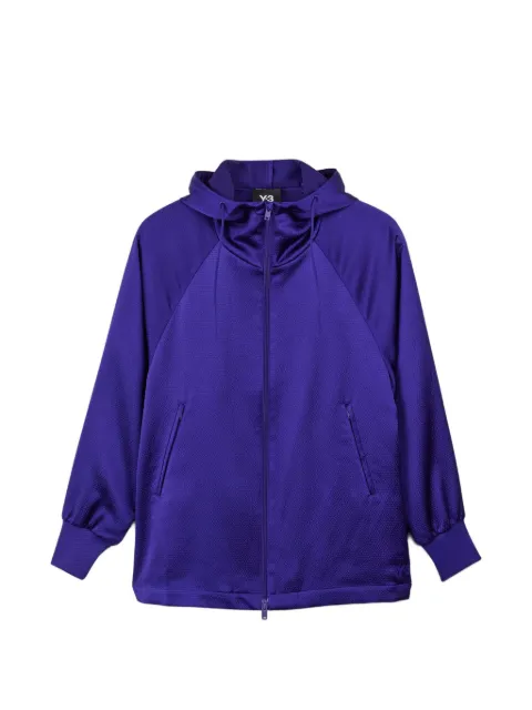 Y-3 hooded raglan-sleeve jacket