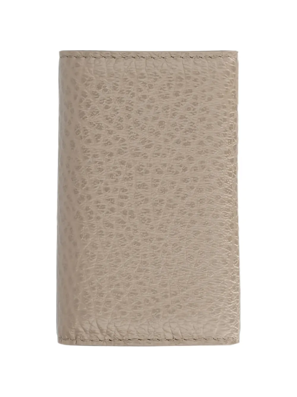 Maison Margiela Four Stitches sleutelhanger van bewerkt leer Beige