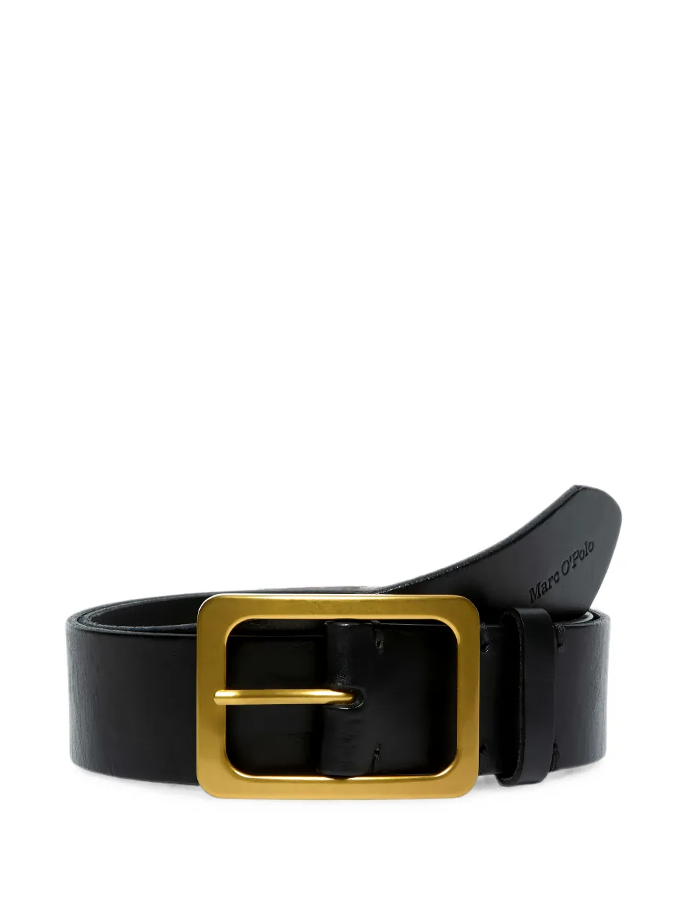 Marc O'Polo buckle-fastening leather belt - Nero