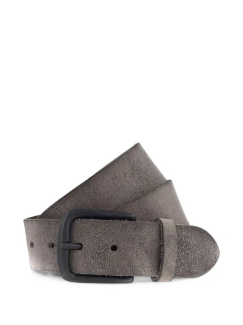 BGM LABEL buckle-fastening leather belt