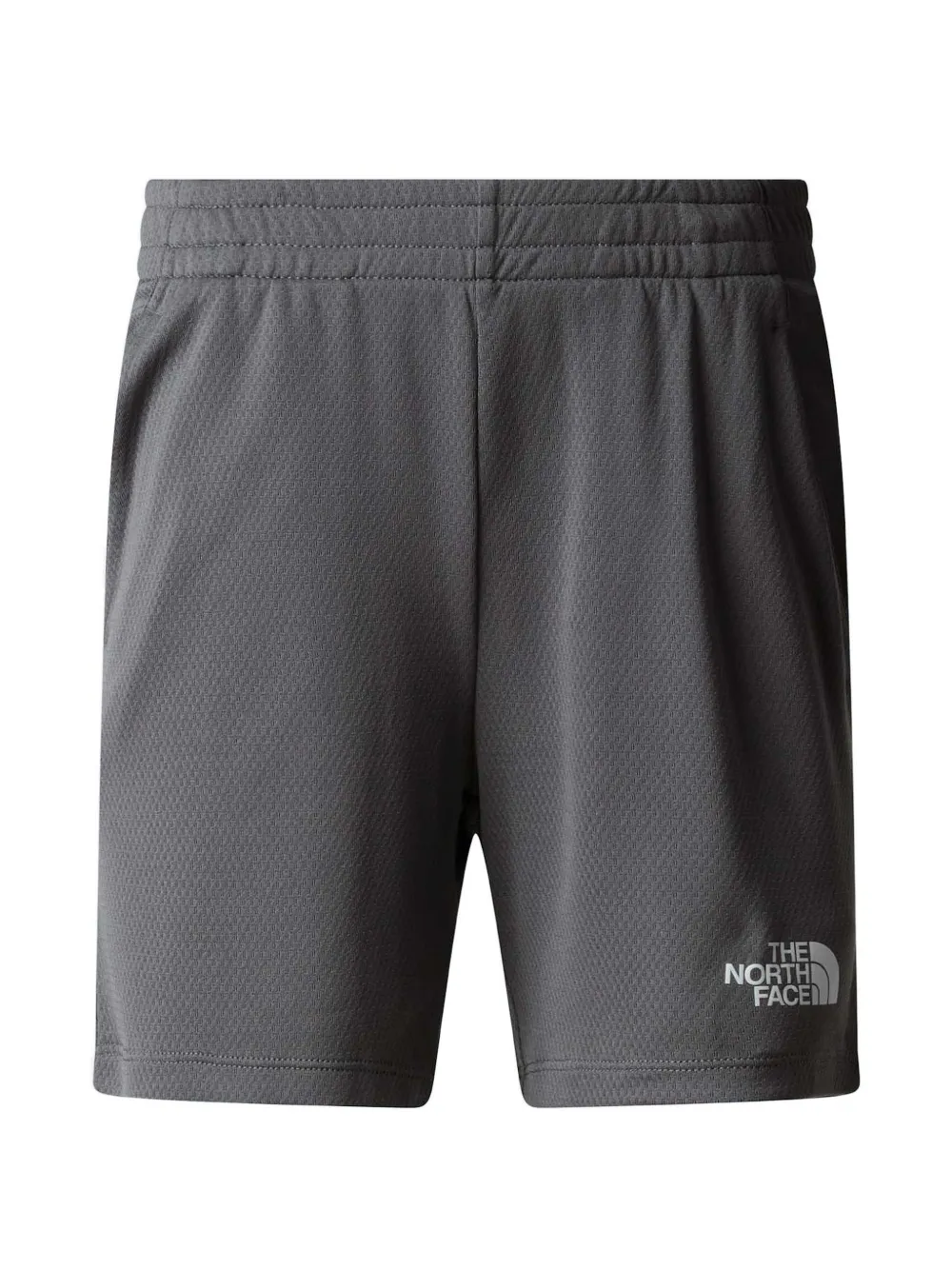 The North Face logo-print mesh shorts - Grigio