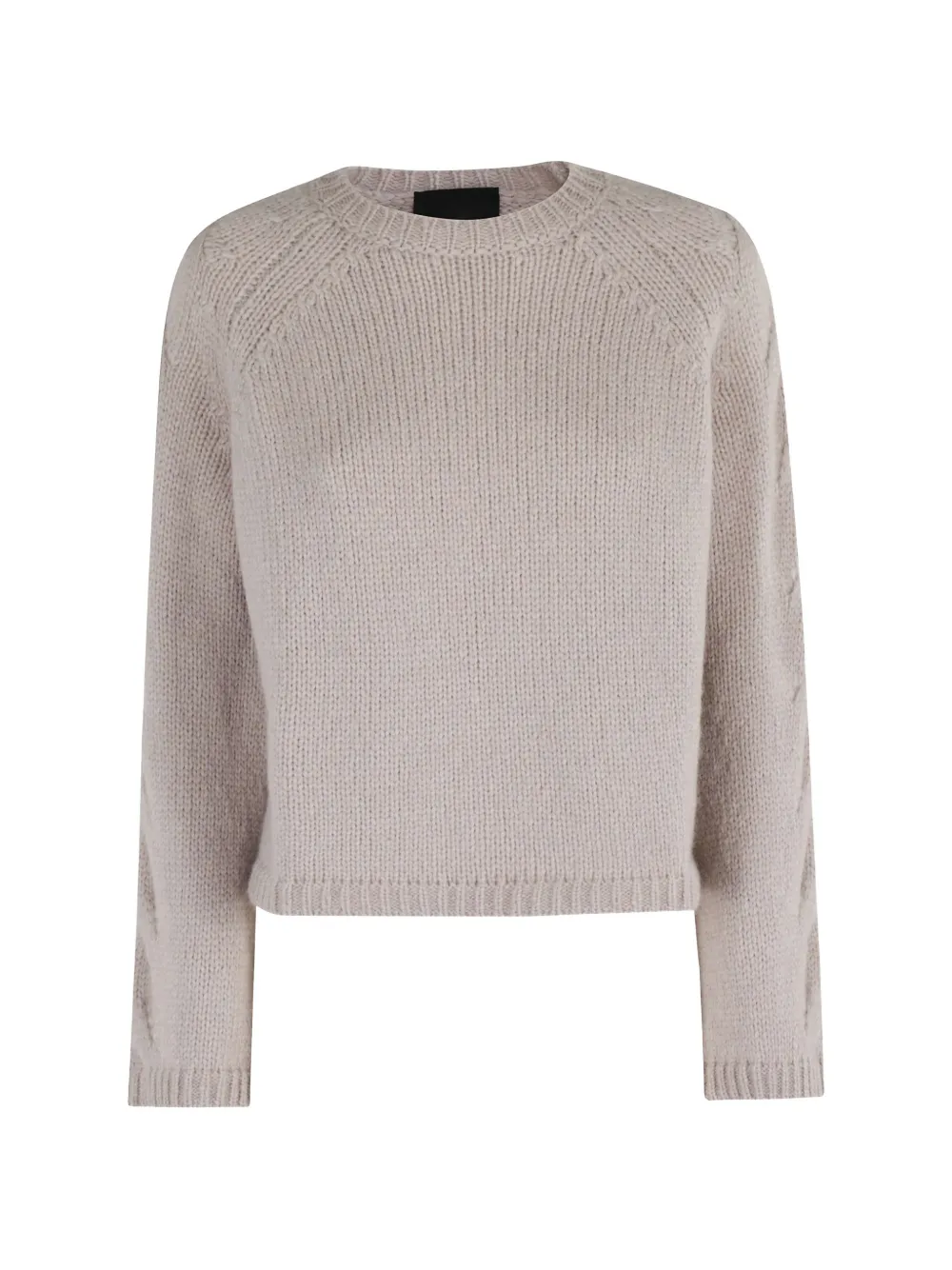 Roberto Collina cable-knit raglan-sleeve sweater - Toni neutri
