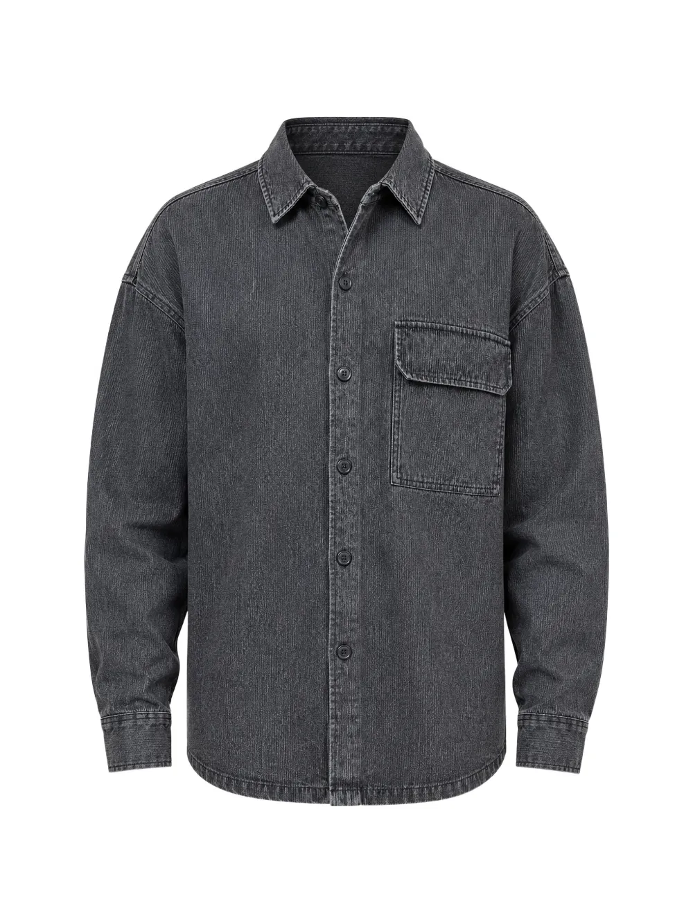 Wood Wood David overshirt - Nero