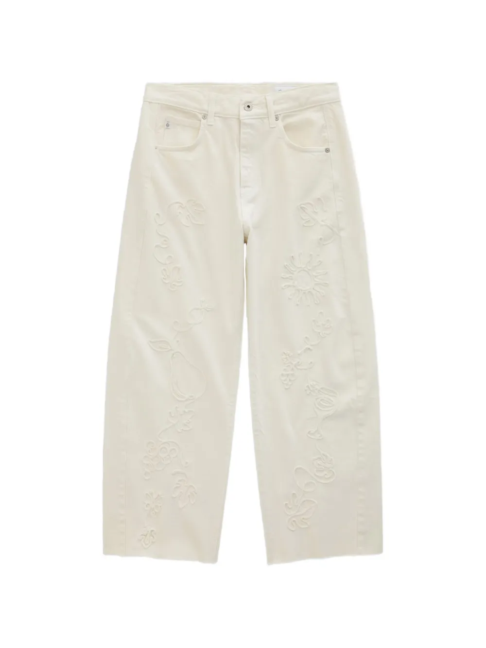 AGL Hattie embroidered jeans - Toni neutri