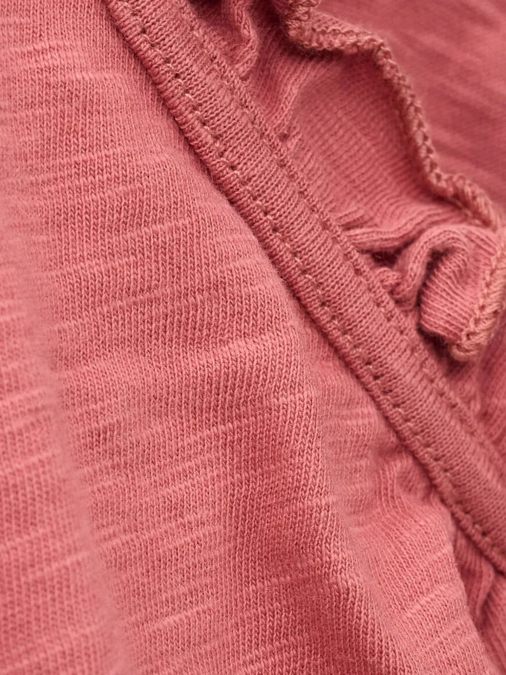 Ba&Sh Top met ruches en striksluiting Roze