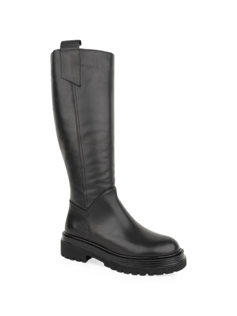 SERGIO MORETTI FIRENZE knee-high leather boots Zwart