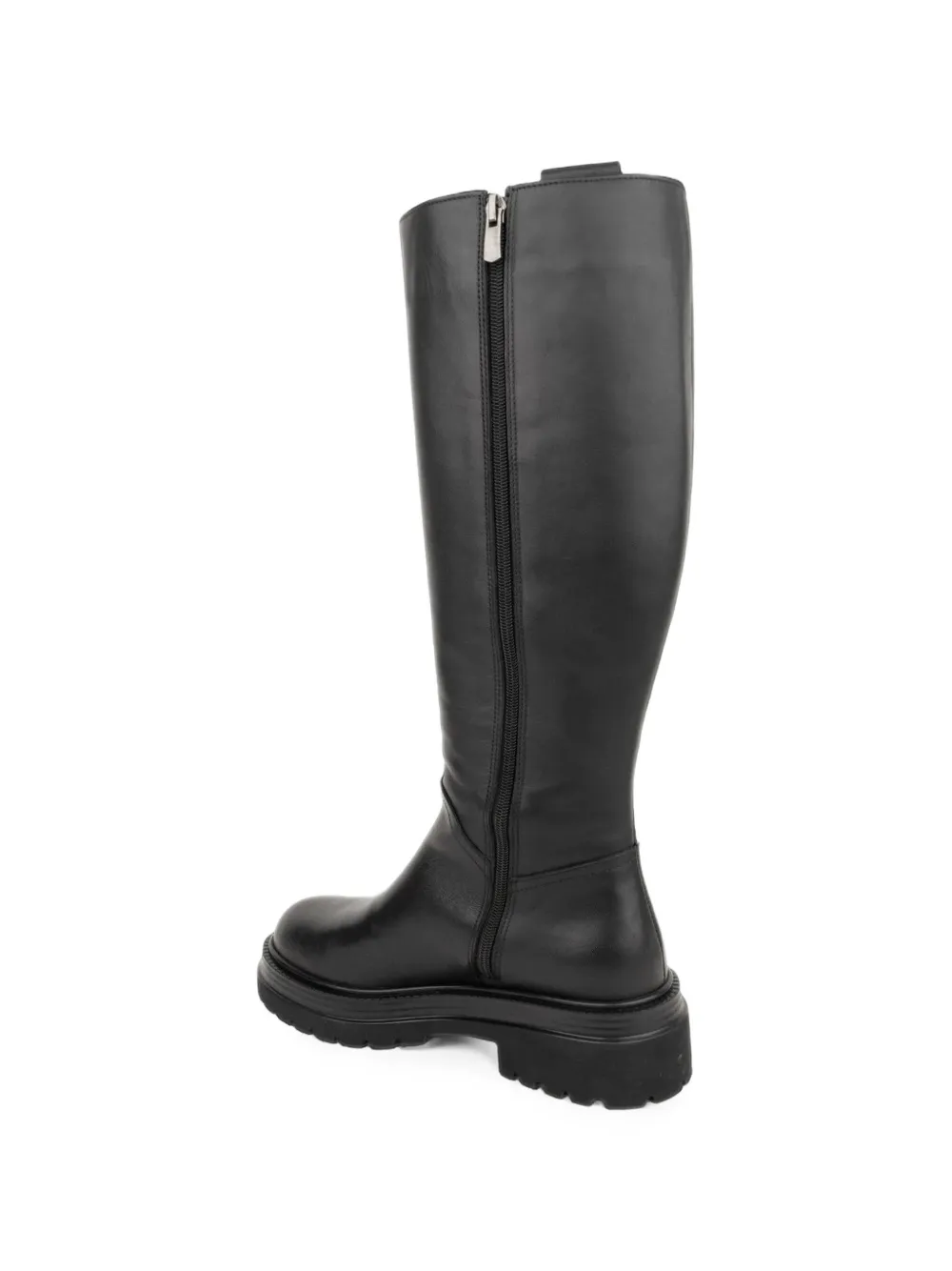 SERGIO MORETTI FIRENZE knee-high leather boots Zwart