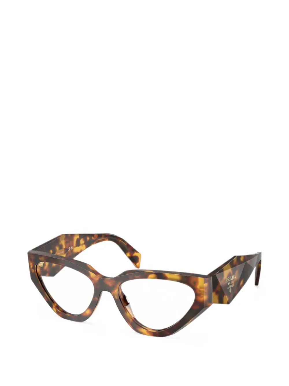Prada Eyewear geometric-frame glasses Bruin