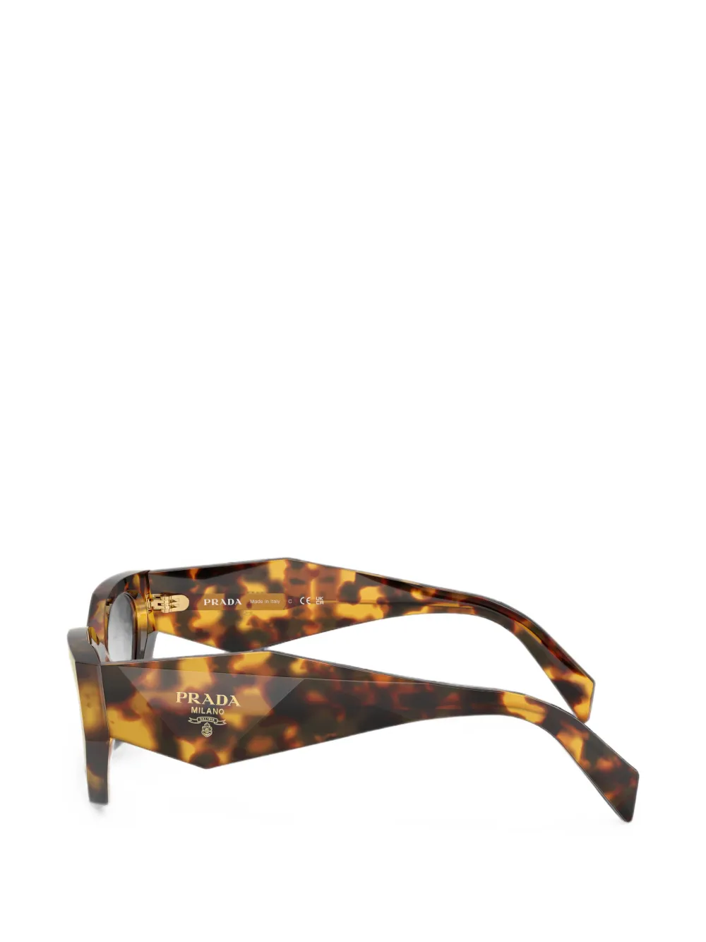 Prada Eyewear geometric-frame glasses Bruin