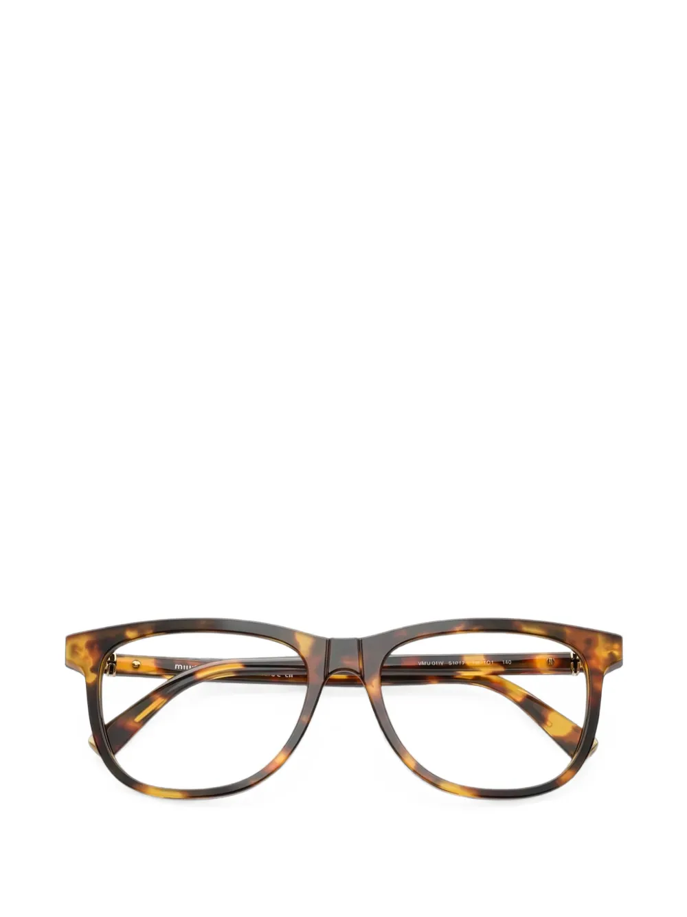 Miu Eyewear Bril met schildpadschild-effect Bruin