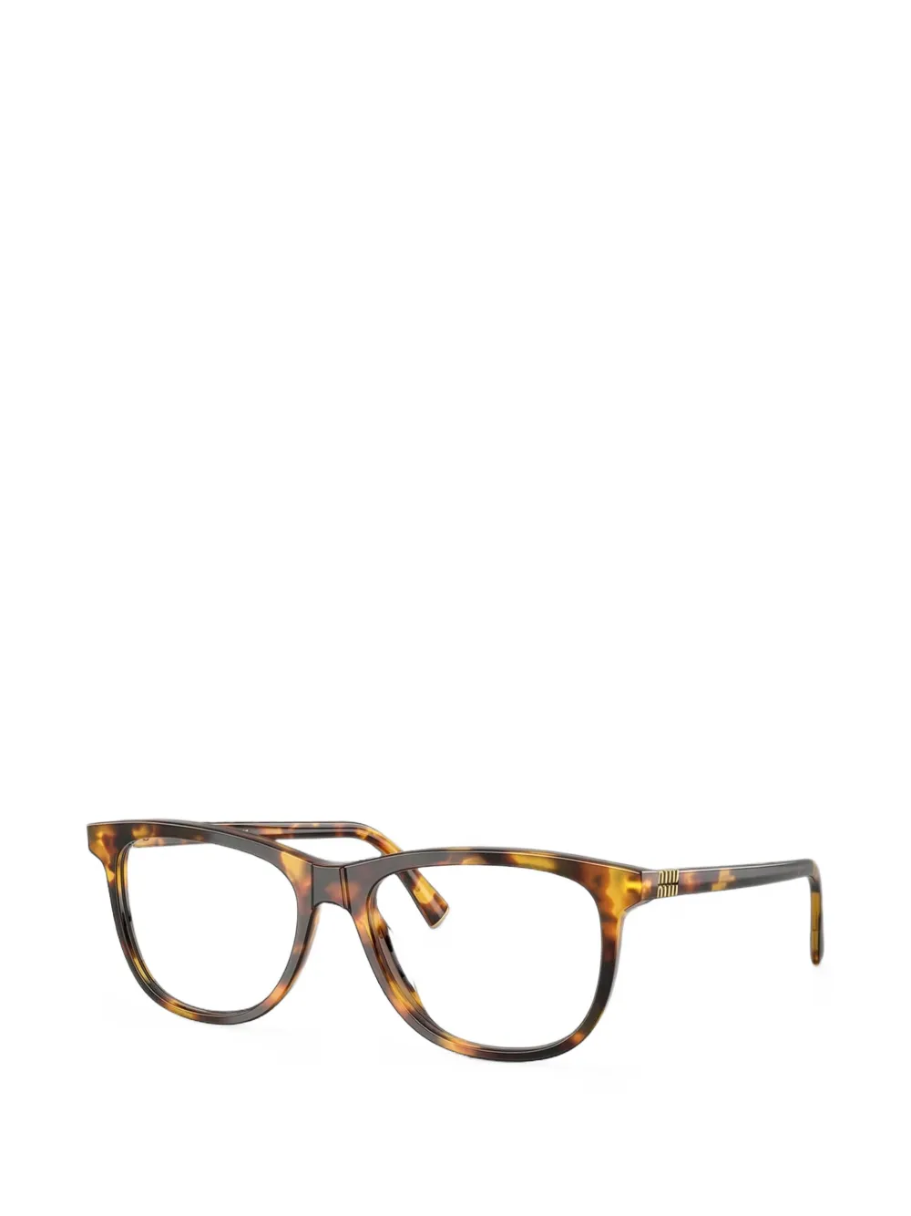 Miu Eyewear Bril met schildpadschild-effect Bruin