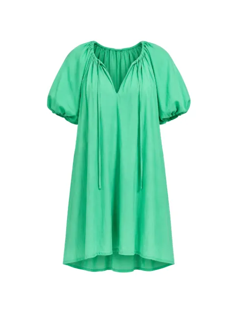 Seafolly puff-sleeve gathered dress