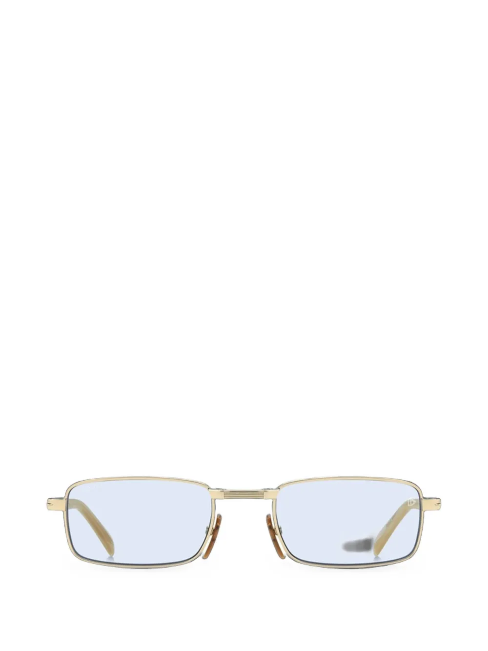 Eyewear by David Beckham Origami Sonnenbrille mit eckigem Gestell - Gold